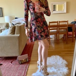 Sparkle & Fade floral mini dress